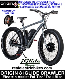 Sweet electric mountain/ cruiser bike - Origin 8 Crawler Fat Tire Bike...